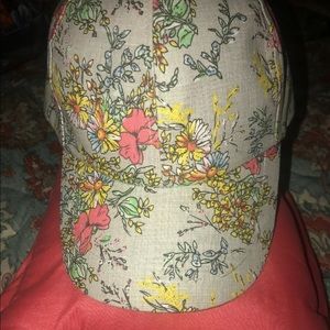 Pink Multi Collection XIIX 18 Women/'s Satin Floral Print Baseball Cap Hat